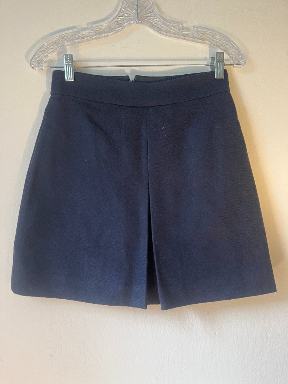 wool mini skirt